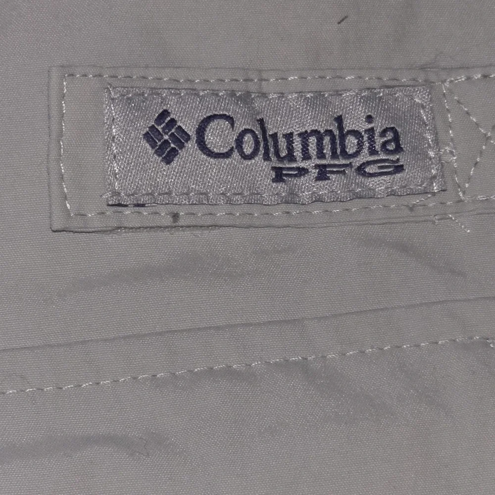 Columbia Men's‎ PFG Bahama Short Sleeve Shirt Gray Size M Medium